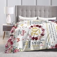 thumbnail image 4 of Wijzvio 70th Birthday Gifts Throw Blanket Soft Fuzzy Fleece Blanket For Couch Bed Living Room Decoration 40"X30", 4 of 9