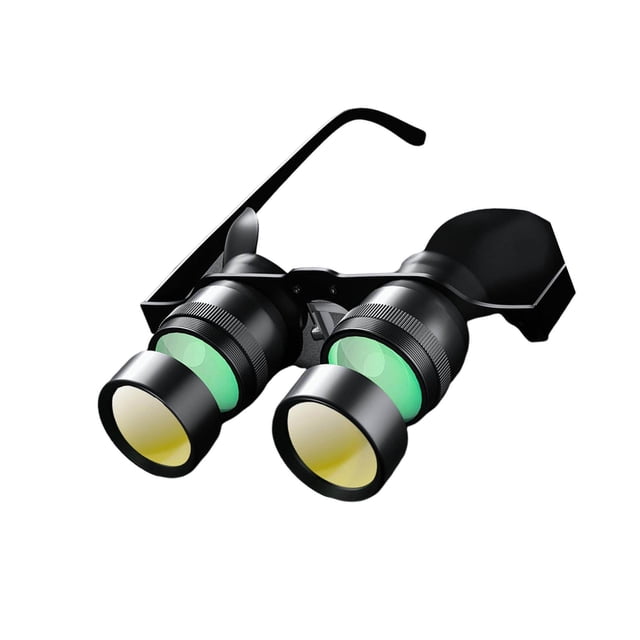 Fishing Telescope Glasses High-Definition Easy to Adjust Hand-Free Set Telescope Glasses 10 C
