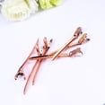thumbnail image 4 of 24pcs Stainless Steel Duck Clips Hairdressing Sectioning Clips Styling Accessories for Home Barber Shop (Rose Gold), 4 of 7