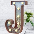 thumbnail image 1 of Carpa LED iluminada con letras elásticas de estilo industrial vintage, 1 of 7