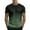 Green, variant on Men's Gradient T Shirt, Short Sleeve Round Neck Tee Summer Tops , Green, L