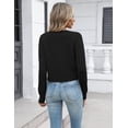 thumbnail image 2 of Carlikeit Women's Cropped Cardigan Sweater 2026 Button Down Knit Bolero Shrug Long Sleeve Lightweight Cardigan for Dresses, Office, Travel and Casual Wear, 2 of 11