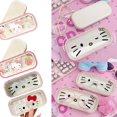 thumbnail image 4 of Cute Japanese Style Cartoon Transparent Wave Pattern Glasses Case, 4 of 7