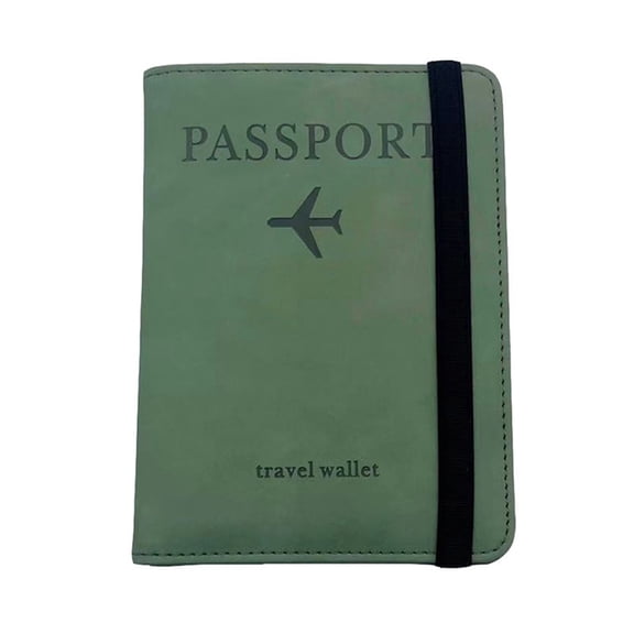 PU RFID Passport Cover Credit ID Card Wallet Waterproof Document Multi-Function ID Bank Card Wallet Case Travel Accessories