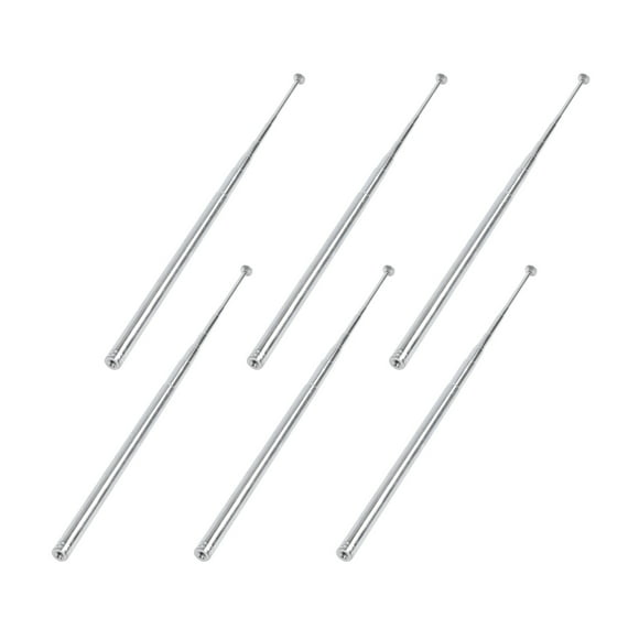 6X 115cm 10 Secciones Telescopico Antena para TV FM AM Radio