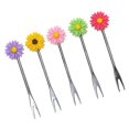 thumbnail image 2 of 5 Pcs Fruit Cakes Food Picks Dessert Forks Fruit Toothpicks Appetizer Picks, 2 of 2