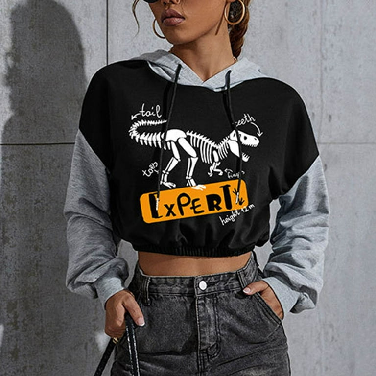 Cropped tan sweatshirt sale