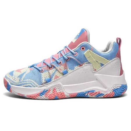 

Men‘s Breathable Cushioned Comfortable Basketball Shoes Lightweight Non Slip Sports Shoes Walking Sneakers