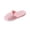 Pink, variant on Unisex Couple Wavy Quilted Embossed Slides EVA Waterproof Non Slip Open Toe Breathable Indoor Outdoor Bathroom Summer Wear Slippers