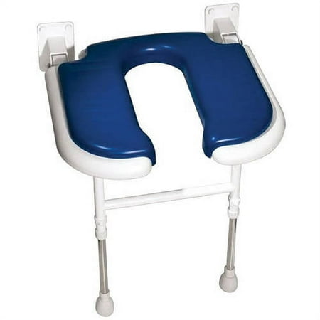 ARC DS4100-BU Deluxe Standard U-Shaped Seat without Back and Arms, Blue