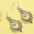 thumbnail image 4 of Prasiolite (Green Amethyst) - Brazil 925 Sterling Silver Earrings Jewelry DGE1084_E E-1075, 4 of 7