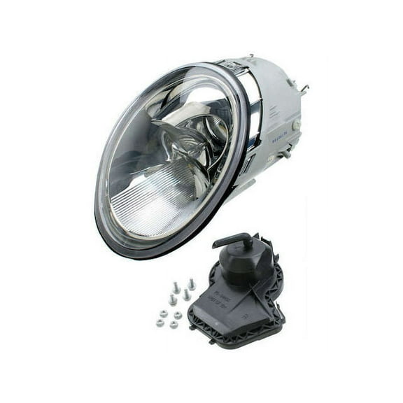 Right Headlight Assembly - Compatible with 1998 - 2005 Volkswagen Beetle 1999 2000 2001 2002 2003 2004