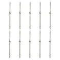 thumbnail image 1 of Uxcell 10 Pcs Ancrages en Coin, Boulons d'Ancrage en Acier Inoxydable pour Béton 1/4 Pouces x 6 Pouces, Attache Standard Robuste pour Support de Base de Mur en Ciment, 1 of 6
