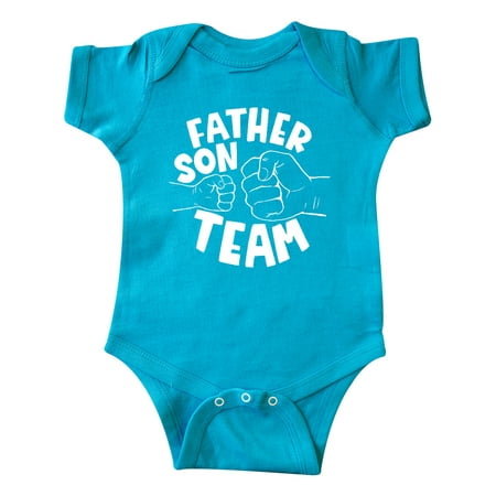 

Inktastic Father s Day Father Son Team Parent Child Fist Bump Gift Baby Boy or Baby Girl Bodysuit