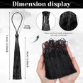 Bookmark Tassels Bulk, Winnerw 50Pcs Small Tassels Silky Handmade Soft