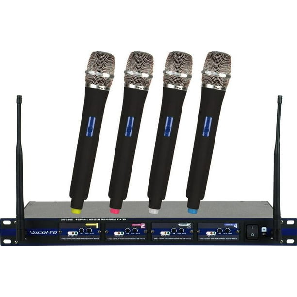 Vocopro UHF58006 Professional 4channel Uhf Wireless Microphone System