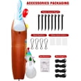 thumbnail image 3 of Kalolary 10FT Christmas Inflatables Arch for Outdoor Decoration, Xmas Gingerbread Man Snowman Blow Up Yard Decorations with Built-in LED Lights for Garden Lawn Outdoor Yard Winter Holiday Supplies, 3 of 7
