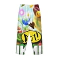 thumbnail image 3 of Lsque Pikmin Print Women's Pajama Pants, Lounge Pant - Comfortable Home Wear,Elastic Waistband, Stylish Design-X-Large, 3 of 9