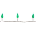 thumbnail image 5 of Northlight LED C6 Faceted Christmas Lights - Green - 22.5' White Wire - 70ct, 5 of 8