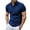Blue, variant on Sopiago Men’s Polo Shirts V-Neck Knit Polo Textured Summer Golf Shirt Black,M