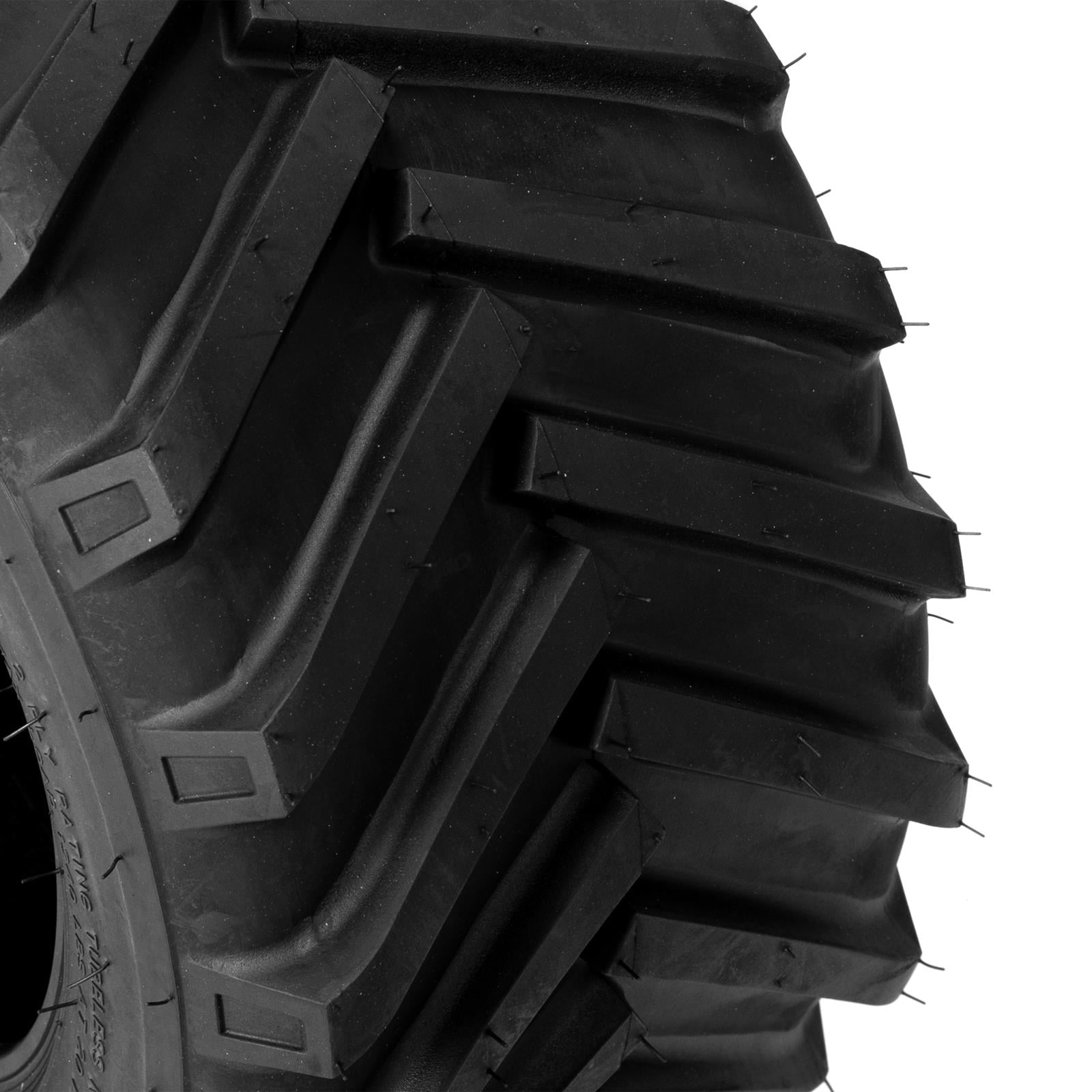 Ktaxon 18x9.50-8 Tubeless Bar Lug Turf Lawn Mower Tires, 2PR Drive Tires for Riding & Zero Turn Mowers, 2 Pack