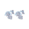 thumbnail image 2 of BemeyourBBs Toddler Baby Boy Girl Crab Swimsuit Infant Bathing Suit 3 Piece Rash Guard Set Crab Print Zipper Long Sleeve Swimming Tops Swim Trunks Shorts Set Sun Cap Summer Swimwear Beachwear, 2 of 9
