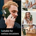 thumbnail image 5 of TECH CIRCLE Case for Galaxy S22 Ultra, Premium Plastic/TPU Hard Case with Sturdy View Kickstand Military Drop Shockproof Protective Rugged Slim Back Cover Shell for Galaxy S22 Ultra 2022,Darkgreen, 5 of 8