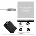 thumbnail image 4 of Uxcell 5 Pack RJ45 Ethernet Coupler, Female to Female Cat6 Coupler Ethernet Extension Adapter Network Connector Black, 4 of 6