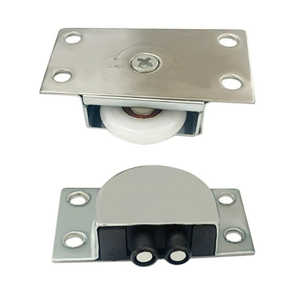 Sliding Door Wheels Door Roller Replacement Furniture Hardware Accessories Sliding Cabinet Door Hardware Wardrobe Pulley for Closet Cabinet