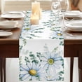 thumbnail image 3 of Table Runners 120 Inches Long Dress Scarves, Daisy Eucalyptus Farmhouse Coffee/Dining/Kitchen Table Runner for Living Room, Farmhouse Weeping Botanical 13x120 Inch, 3 of 9