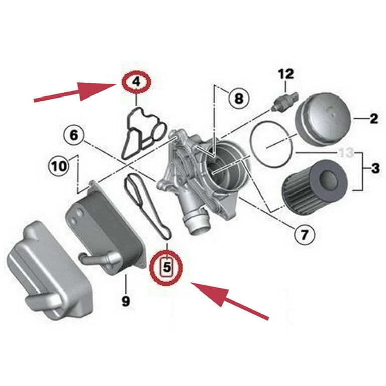 Bmw E90 320d Oil Filter Housing Gasket Online Wholesalers www