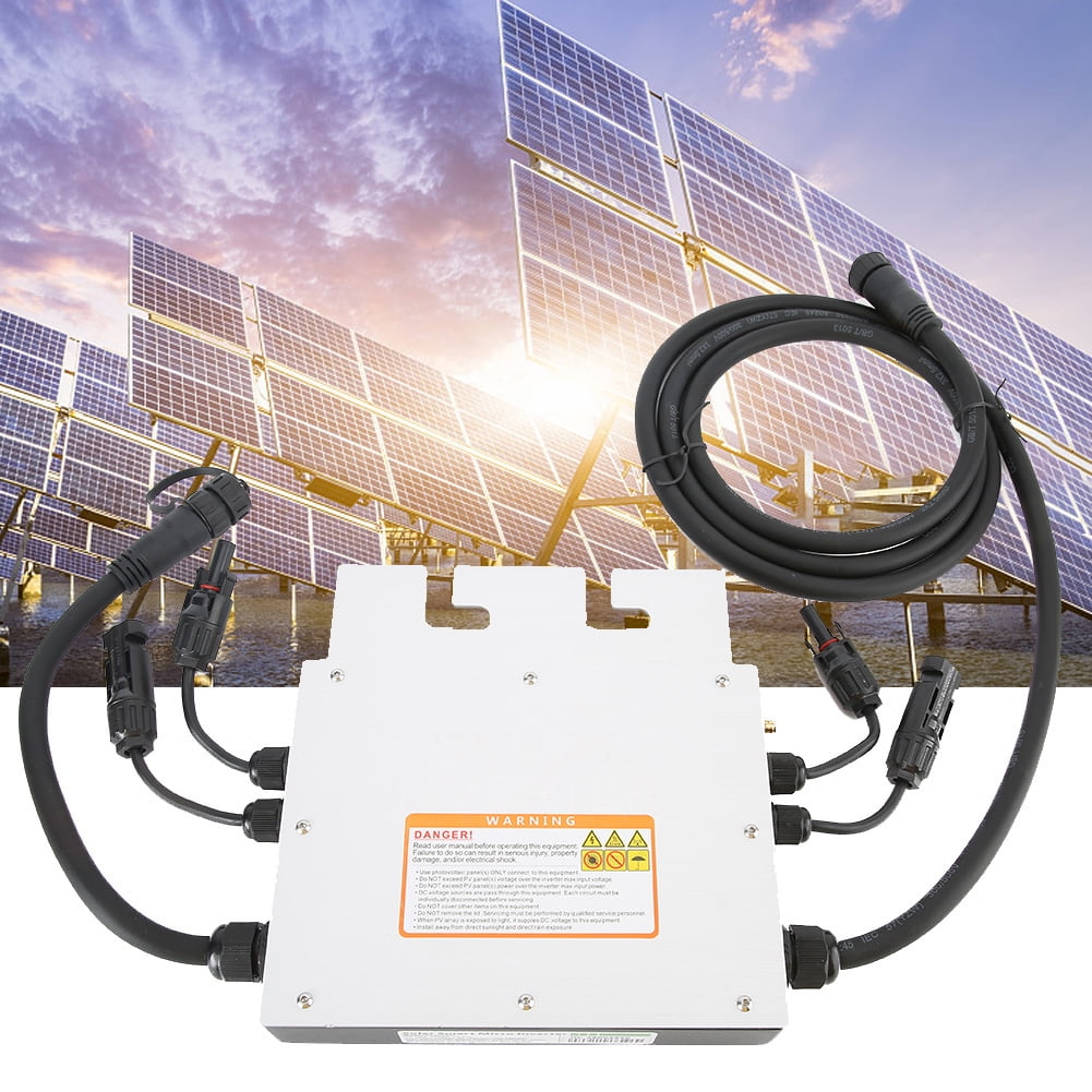 Mgaxyff Waterproof 400W Micro Grid Tie Solar Inverter DC 18-50V DC To