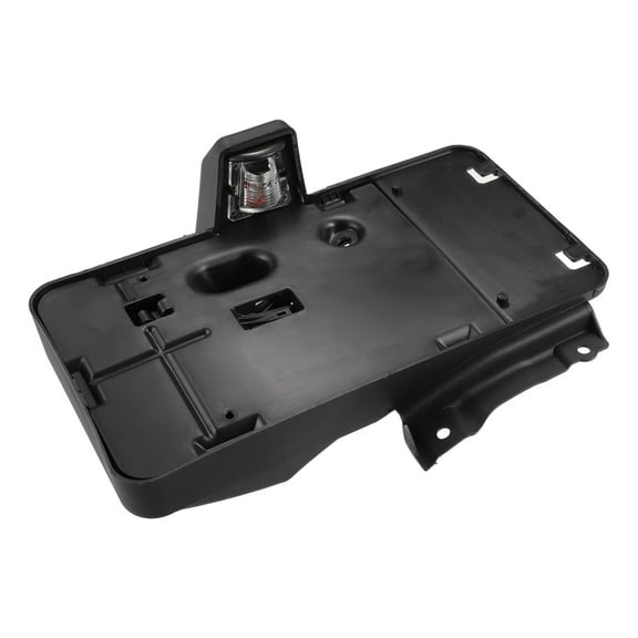 Unique Bargains 1 Set License Plate Holder with Lamp for Jeep Wrangler JK License Plate Mounting Frames 68064720AA,Black