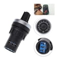 thumbnail image 5 of SENRISE Rotary Knob Potentiometer Resistance Switch Frequency Control IP65 Waterproof Resistances 1K-55k Black, 5 of 5