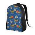 thumbnail image 2 of Balery Construction Vehicles Mochila - Mochila Estilosa y Duradera para Laptop de 15 Pulgadas con Tela Oxford Impermeable, 2 of 8