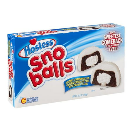Hostess Sno Balls -6ct Box