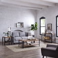 thumbnail image 5 of Danya B. Modern Industrial Console Table with Metal Legs and Distressed Wood Finish, 5 of 6