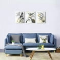 thumbnail image 6 of modern Abstract painting Canvas Wall Art for Living Room Wall Artworks Bedroom Decoration, 3 piece Framed office kitchen bathroom Wall decor inspirational Black and white abstract posters Home Decor, 6 of 6