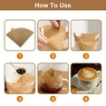 thumbnail image 6 of 200 Count Cone Coffee Filters,Coffee Filter Papers Suitable for V60 Size 02,Unbleached Coffee Filters, 6 of 7