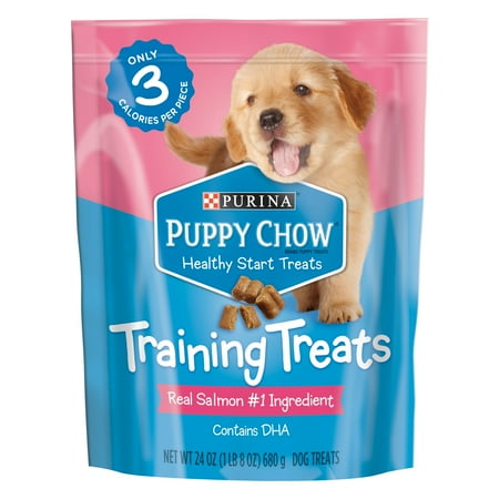UPC: 0017800182997 | Purina Puppy Chow Training Treats Healthy Start Salmon Treats 24 oz. Pouch