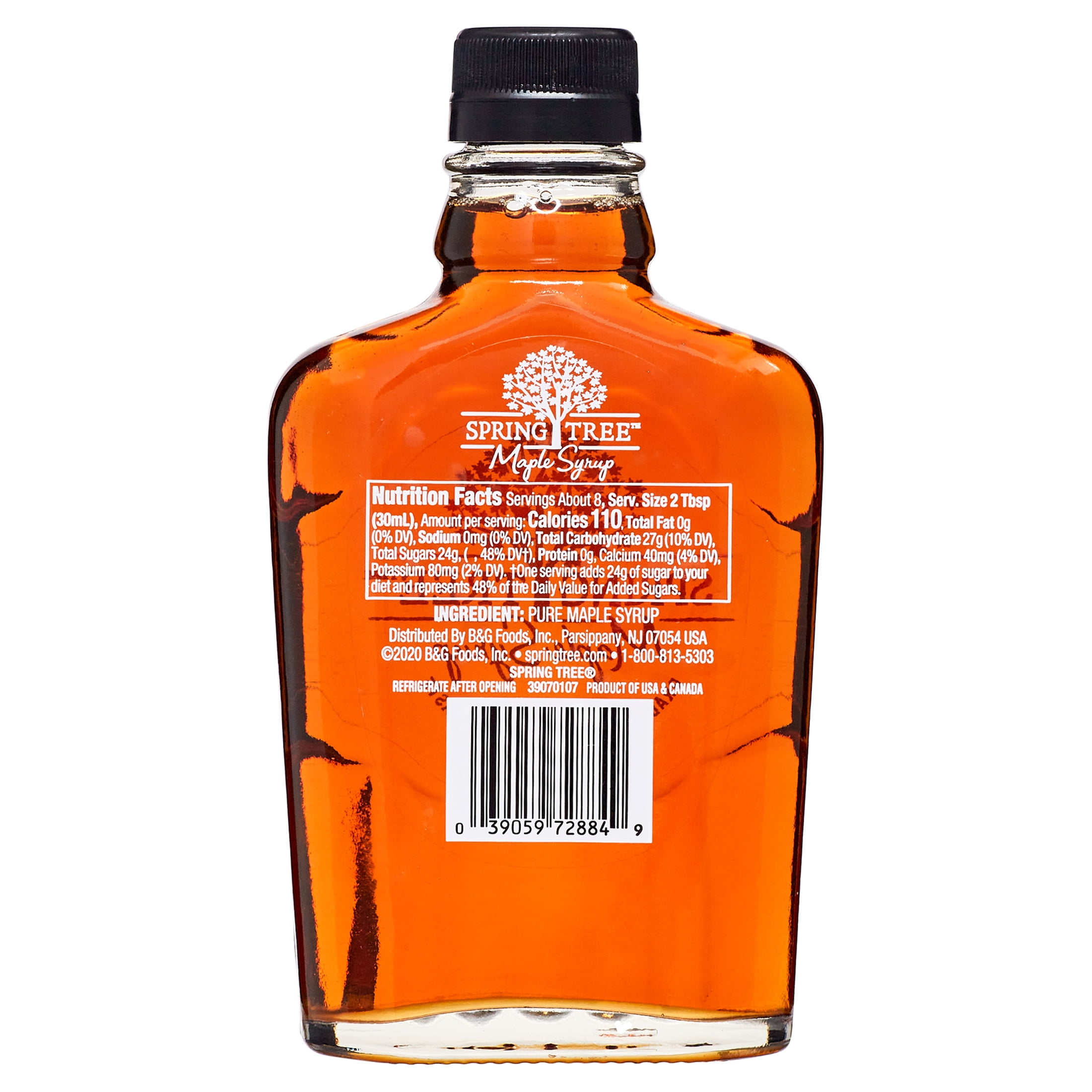 Spring Tree 100% Pure Maple Syrup 8.5 oz Amber Grade A Rich