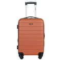 thumbnail image 6 of Wrangler 20-Inch Expandable Rolling Carry-on with 3-In-1 Cup holder, USB Port and Phone Holder - Orange, 6 of 8