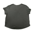 thumbnail image 2 of GAP Ladies Classic Fit Lightweight Short Sleeve Soft Deep V-Neck Slub Tee (True Black, XS), 2 of 2
