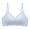 Light Blue, variant on Wancir Bras for Women 2025 New Women's Solid Color Seamless Underwear without Steel Rims Detachable Chest Sagging Wave Pattern Bra