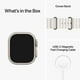 Apple Watch Ultra 1st gen GPS + Cellulaire 49mm Boîtier en Titane Montre Intelligente avec Bande de l'Océan Blanc (Taille Unique) Boîte Ouverte – image 3 sur 4