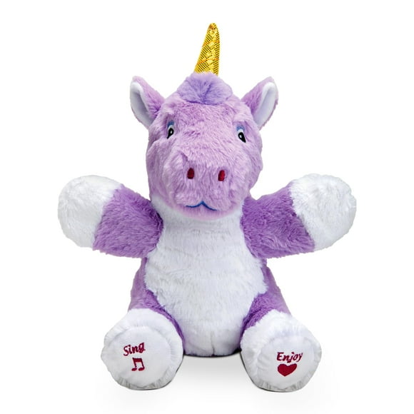Bundaloo Plush Clapping Bear Animated Singing Play Along Stuffed Animal for Kids - Plays Games and Sings Songs