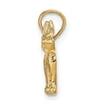 thumbnail image 2 of 14k Yellow Gold Terrier Dog Pendant Charm, 2 of 4