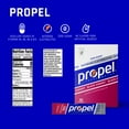 Propel Powder Packets with Electrolytes, Vitamins and No Sugar, Black