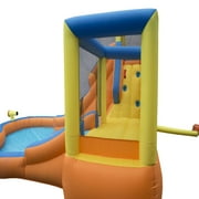 Banzai Inflatable Slide N Bounce Spash Park Water Park - 3 Levels of Fun!