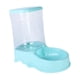 thumbnail image 2 of Dispensador de agua y comida para mascotas Salvador 3.5 litros Azul, 2 of 10